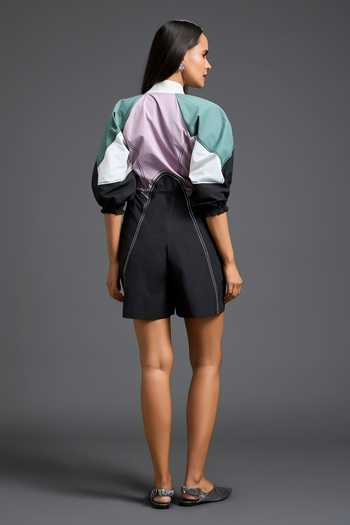 Deepika Arora Color Block Playsuit 