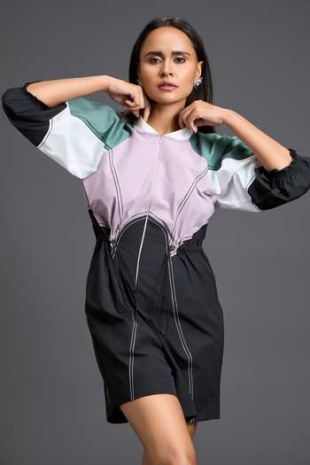 Deepika Arora Color Block Playsuit 