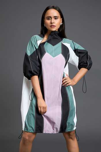 Deepika Arora Color Block Short Dress 