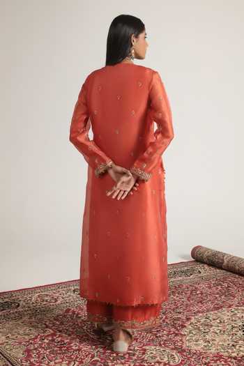 Label Niti Bothra Long Embroidered Kurta Set