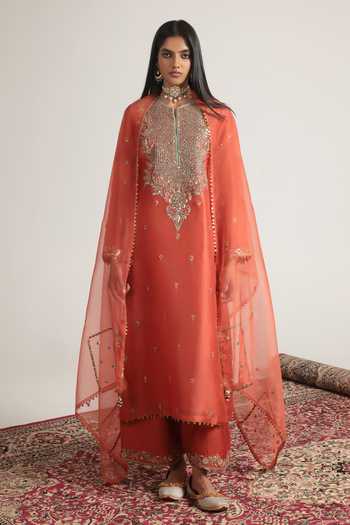 Label Niti Bothra Long Embroidered Kurta Set