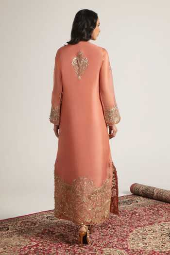 Label Niti Bothra Floral Jaal Embroidered Kaftan 
