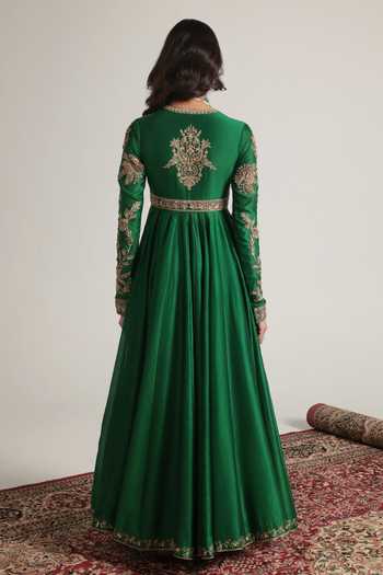 Label Niti Bothra Yoke Embroidered Anarkali Set 