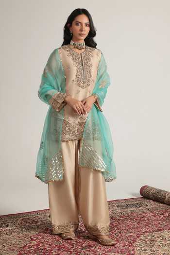 Label Niti Bothra Embroidered Kurta Salwar Set 