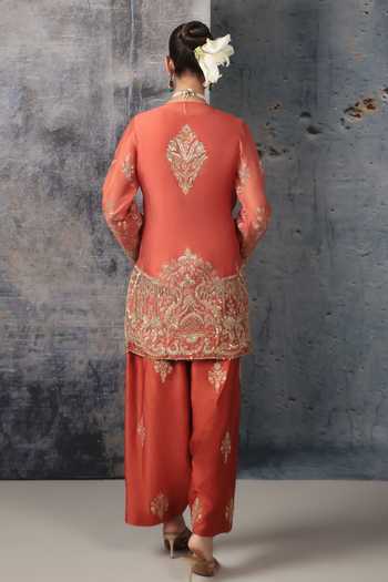 Label Niti Bothra Embroidered Kurta & Salwar Set 