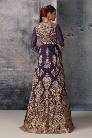 Label Niti Bothra Embroidered Jacket & Lehenga Set 