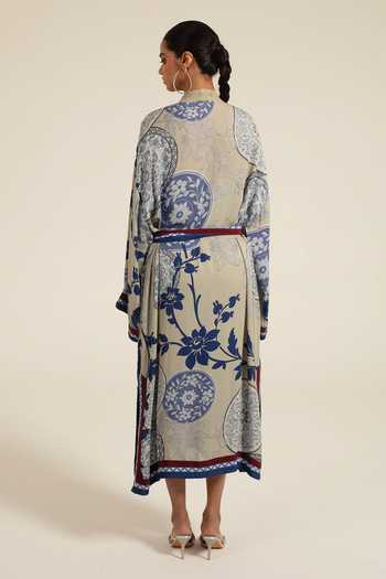 Poonam Dubey Varya Kaftan Belted Dress 