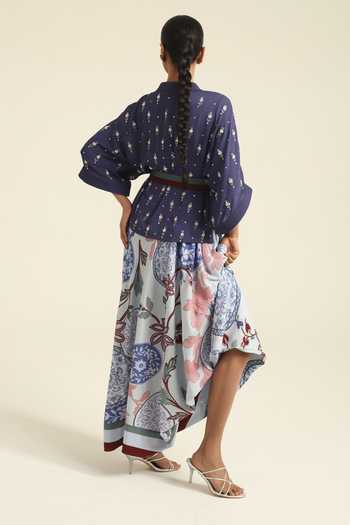 Poonam Dubey Eraya Belted Jacket & Dress Set 