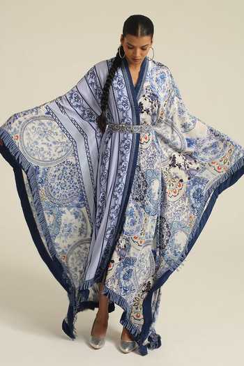 Poonam Dubey Rasa Belted Kaftan Dress 