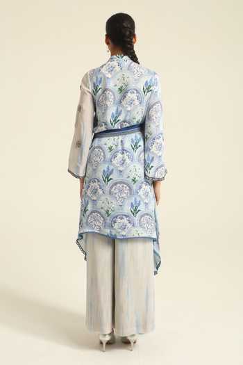 Poonam Dubey Inara Asymmetric Tunic & Pant Set 