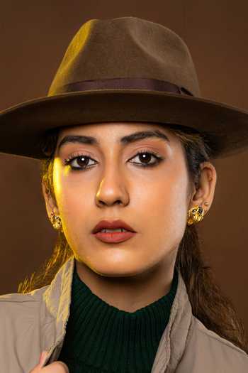 Buy_Totapari_Gold Plated Corbett Romeo Tiger Stud Earrings 