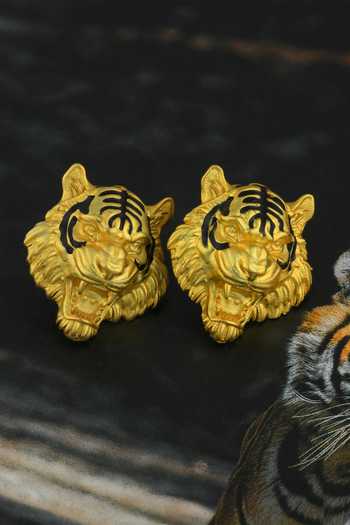 Totapari Corbett Romeo Tiger Stud Earrings 