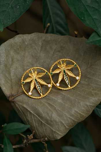 Totapari Corbett Cannabis Stud Earring 