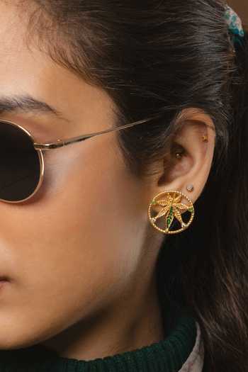 Totapari Corbett Cannabis Stud Earring 