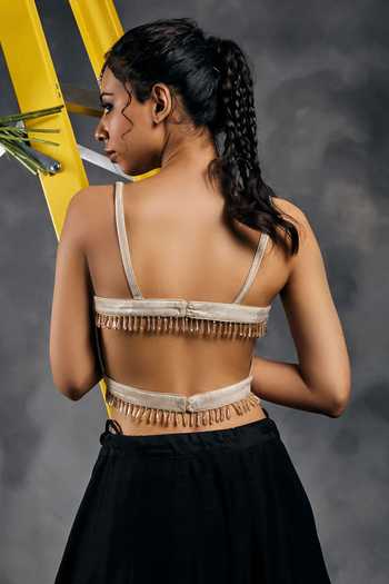 Vandana Sethi Velvet Blouse