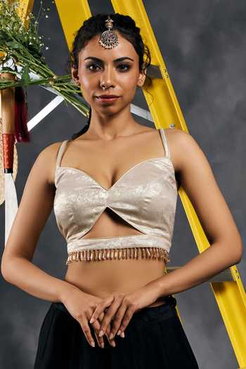 Vandana Sethi Velvet Blouse