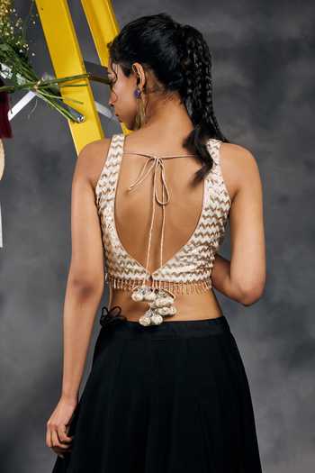 Vandana Sethi Zari Embellished Blouse