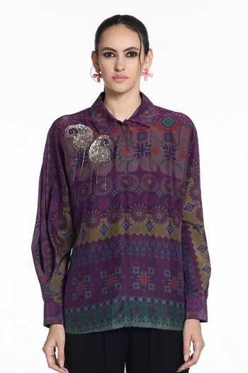 Siddhartha Bansal Imperial Mosaic Print Shirt 