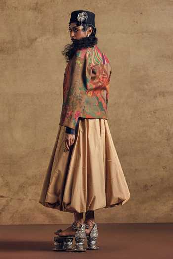 Siddhartha Bansal Paisley Pattern Bandhgala Jacket 