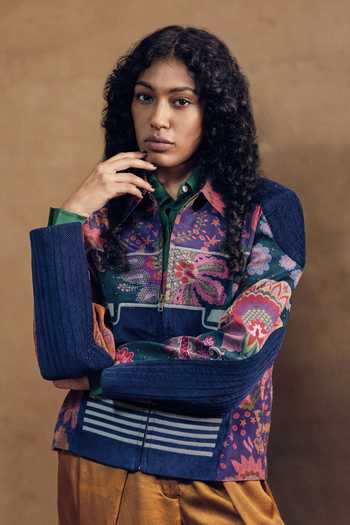 Siddhartha Bansal Patchwork Print Jacket 
