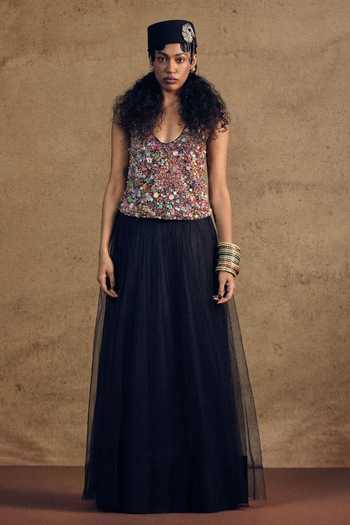 Siddhartha Bansal Sufi Embroidered Top