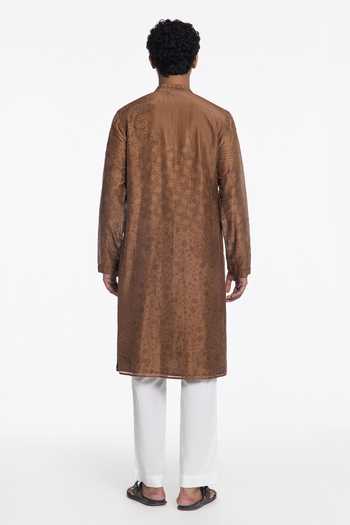 Siddhartha Bansal Abstract Embroidered Kurta