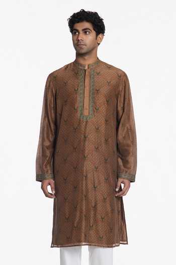Siddhartha Bansal Royal Aari Embroidered Kurta 