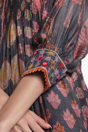 Shop Siddhartha Bansal Multi Color Modal, Muslin, Cotton, Poplin Zahra Printed Kurta And Pant Set Online at Aza Fashions Shop_Siddhartha Bansal_Multi Color Modal, Muslin, Cotton, Poplin Zahra Printed Kurta And Pant Set _Online_at_Aza_Fashions