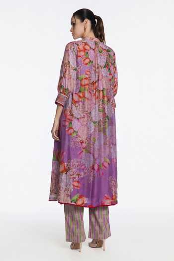Siddhartha Bansal Noor-E-Gul Printed Kurta With Pant