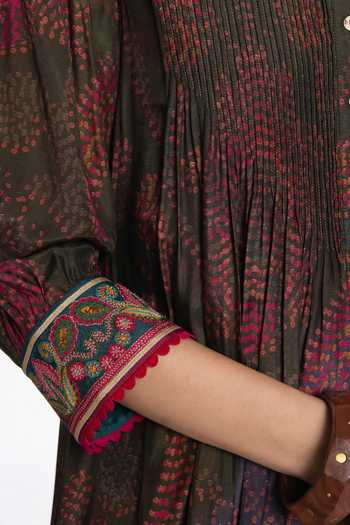 Shop Siddhartha Bansal Multi Color Modal, Muslin, Cotton, Rangrez Twilight Pintuck Kurta With Pant Online at Aza Fashions Shop_Siddhartha Bansal_Multi Color Modal, Muslin, Cotton, Rangrez Twilight Pintuck Kurta With Pant _Online_at_Aza_Fashions