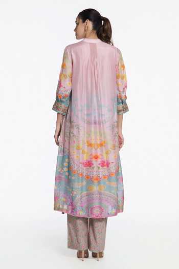 Siddhartha Bansal Gulbahar Pichwai Print Kurta & Pant Set