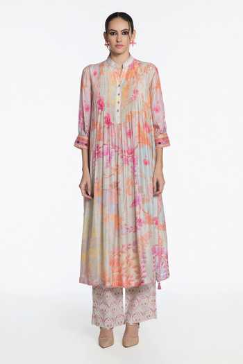 Siddhartha Bansal Rangrez Printed Kurta & Pant Set
