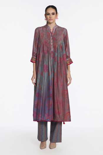 Siddhartha Bansal Meher Gul Bloom Print Kurta & Pant Set