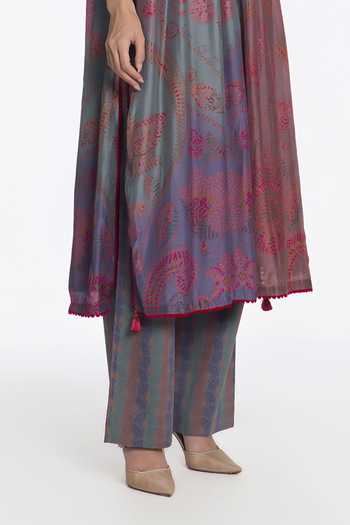 Buy Siddhartha Bansal Multi Color Modal, Muslin, Cotton, Poplin Meher Gul Bloom Print Kurta And Pant Set Online at Aza Fashions Buy_Siddhartha Bansal_Multi Color Modal, Muslin, Cotton, Poplin Meher Gul Bloom Print Kurta And Pant Set _Online_at_Aza_Fashions