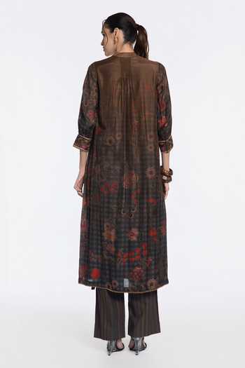 Siddhartha Bansal Roohani Floral Print Kurta & Pant Set