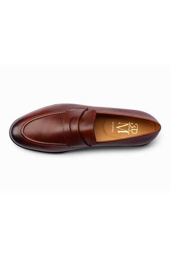 Buy 3dm Lifestyle Brown Leather Penny Loafers Online at Aza Fashions Buy_3dm Lifestyle_Brown Leather Penny Loafers _Online_at_Aza_Fashions
