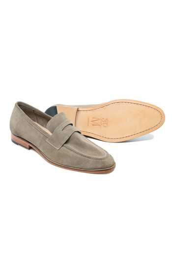 Shop 3dm Lifestyle Grey Soft Penny Loafers Online at Aza Fashions Shop_3dm Lifestyle_Grey Soft Penny Loafers _Online_at_Aza_Fashions