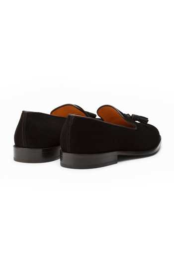 Buy 3dm Lifestyle Black Plain Tassel Loafers Online at Aza Fashions Buy_3dm Lifestyle_Black Plain Tassel Loafers _Online_at_Aza_Fashions