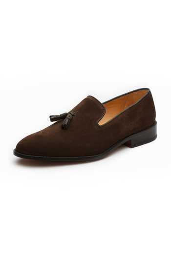 Shop 3dm Lifestyle Brown Plain Tassel Loafers Online at Aza Fashions Shop_3dm Lifestyle_Brown Plain Tassel Loafers _Online_at_Aza_Fashions