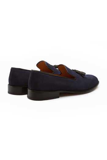 Buy 3dm Lifestyle Blue Plain Tassel Loafers Online at Aza Fashions Buy_3dm Lifestyle_Blue Plain Tassel Loafers _Online_at_Aza_Fashions