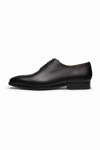 3dm Lifestyle Black Leather Wholecut Oxford Shoes Online at Aza Fashions 3dm Lifestyle_Black Leather Wholecut Oxford Shoes _Online_at_Aza_Fashions