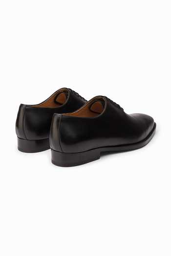Shop 3dm Lifestyle Black Leather Wholecut Oxford Shoes Online at Aza Fashions Shop_3dm Lifestyle_Black Leather Wholecut Oxford Shoes _Online_at_Aza_Fashions