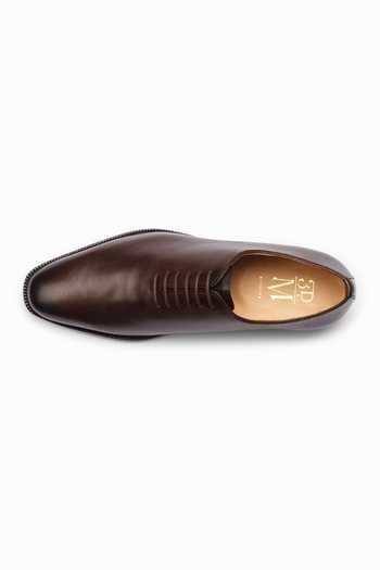 3dm Lifestyle Brown Leather Wholecut Oxford Shoes at Aza Fashions 3dm Lifestyle_Brown Leather Wholecut Oxford Shoes _at_Aza_Fashions