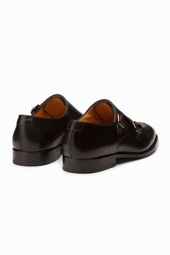 Buy 3dm Lifestyle Black Leather Diplomat Double Monkstrap Shoes Online at Aza Fashions Buy_3dm Lifestyle_Black Leather Diplomat Double Monkstrap Shoes _Online_at_Aza_Fashions
