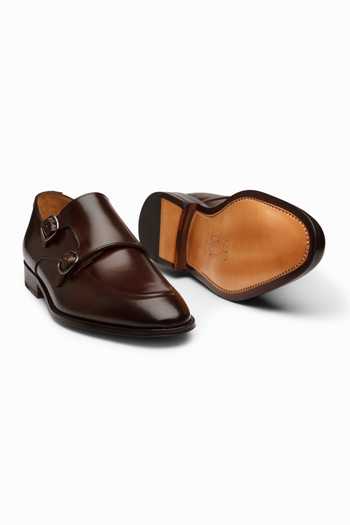 Shop 3dm Lifestyle Brown Leather Diplomat Double Monkstrap Shoes Online at Aza Fashions Shop_3dm Lifestyle_Brown Leather Diplomat Double Monkstrap Shoes _Online_at_Aza_Fashions