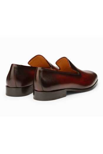 3dm Lifestyle Burgundy Leather Venetian Loafers at Aza Fashions 3dm Lifestyle_Burgundy Leather Venetian Loafers _at_Aza_Fashions