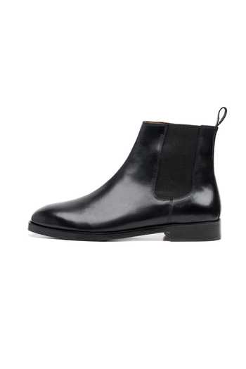 3dm Lifestyle_Black Leather Chelsea Boots _Online_at_Aza_Fashions