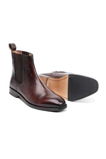 3dm Lifestyle_Brown Leather Chelsea Boots _Online_at_Aza_Fashions