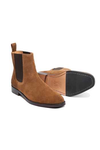3dm Lifestyle Brown Leather Chelsea Boots Online at Aza Fashions 3dm Lifestyle_Brown Leather Chelsea Boots _Online_at_Aza_Fashions
