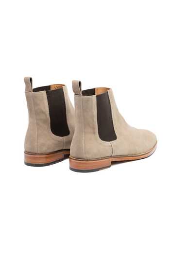 3dm Lifestyle Beige Leather Chelsea Boots Online at Aza Fashions 3dm Lifestyle_Beige Leather Chelsea Boots _Online_at_Aza_Fashions